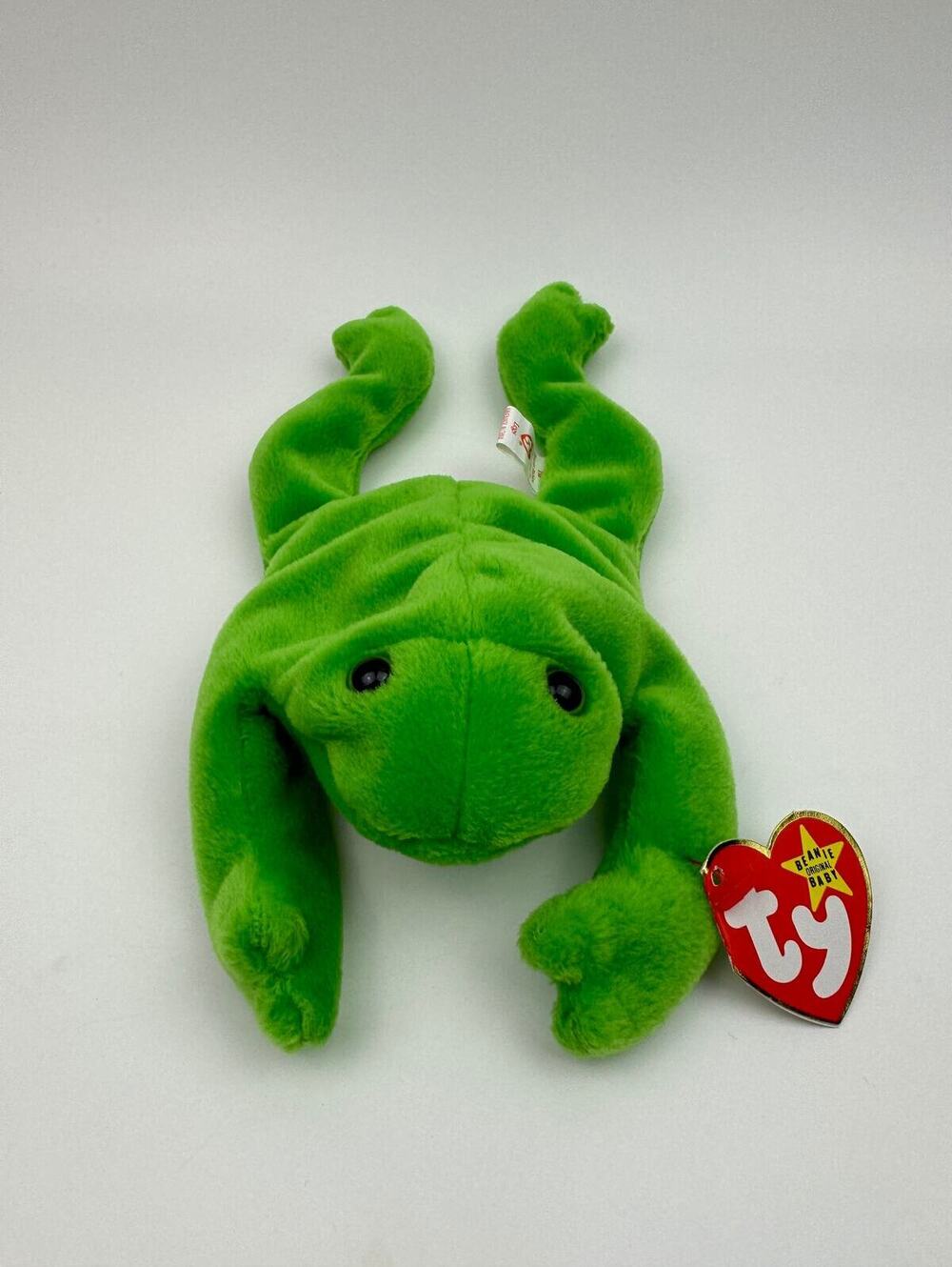 Ty Beanie Baby “Legs” the Frog! Highly sought after Ty Classic! (9 inch)
